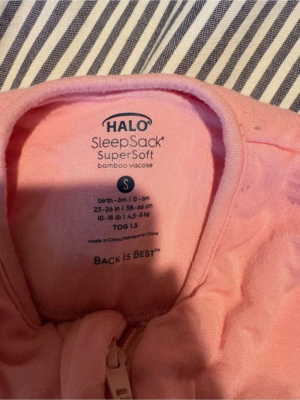 Halo Pink Sleepsack 1.5TOG